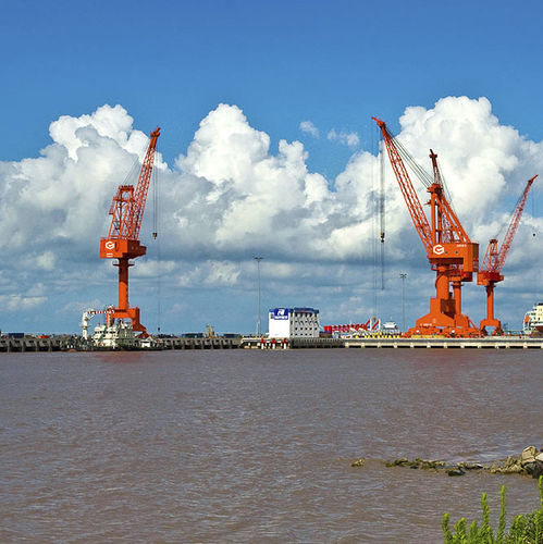 Grúa portuaria - Level Luffing Crane - GENMA SOLUTION - tipo Level Luffing