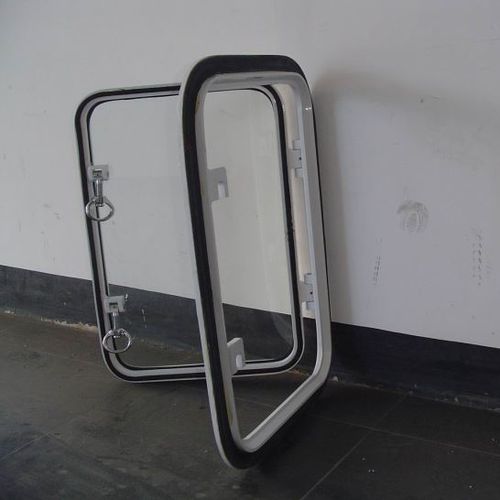 Portillo rectangular - Qilin Marine international co., Ltd - redondo / para buque / abrible