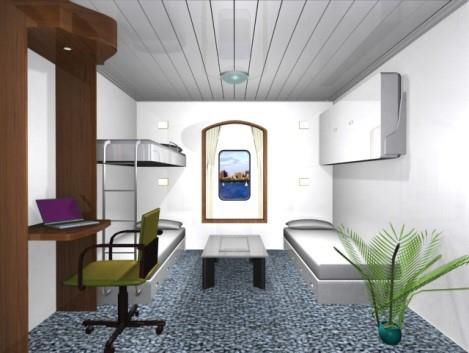 Cama plegable - Qilin Marine international co., Ltd - para buque