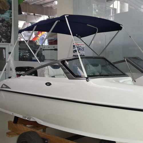 Bimini top para barco - CLASSIC 3-Bow - Bailly - para velero / para barco de motor / para caseta del timón