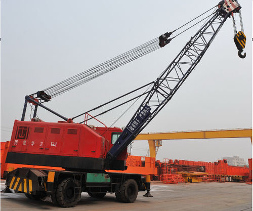 Grúa portuaria - Henan Weihua Heavy Machinery Co., LTD - de pórtico / con orugas / con neumáticos