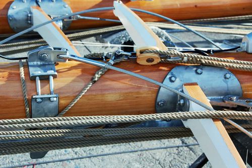 Mástil para multicasco - AURIQUE/HOUARI - WoodSpars - de madera / de regata / clásico