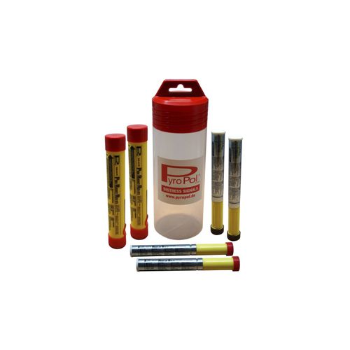 Botiquín de emergencia para barcos : navegación costera (luces de mano, fumígenos de mano, cohetes de emergencia) - 2-1308200 - PyroPol GmbH