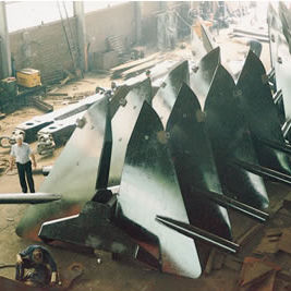 Ancla de tipo Fortress - Stevin Mk3 - VRYHOF - para plataforma marina