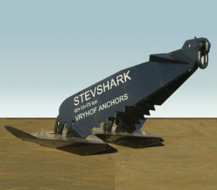 Ancla de tipo Stevpris - Stevshark Mk5 - VRYHOF - para plataforma marina