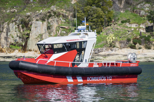 Barco profesional barco de bomberos - RAL-850 - AISTER ALUMINIUM SHIPYARD - fueraborda / de aluminio