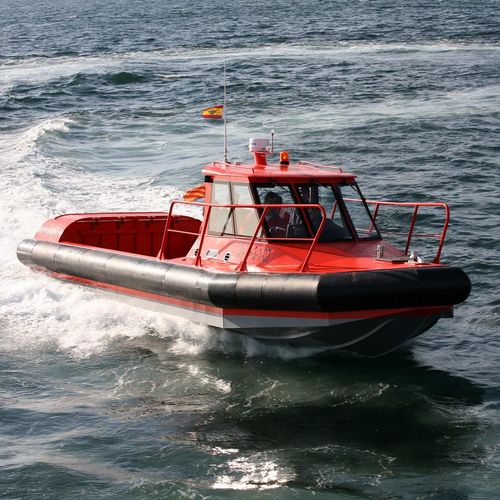 Barco profesional embarcación de apoyo al buceo - RAL-1000-ZSF - AISTER ALUMINIUM SHIPYARD - intraborda / de aluminio