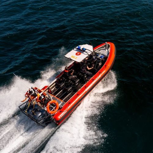 Barco profesional barco de búsqueda y rescate - MZ-RHIB  - AISTER ALUMINIUM SHIPYARD - fueraborda / con casco rígido