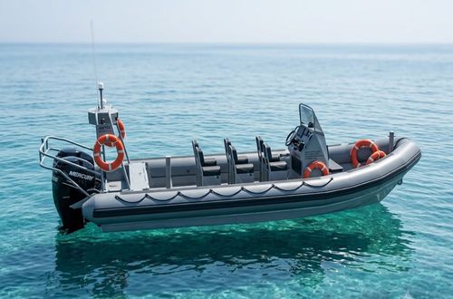 Barco profesional barco de vigilancia - MZ RIB 8.5 - AISTER ALUMINIUM SHIPYARD - fueraborda / RIB