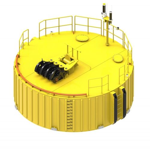 Boya de fondeo - Mampaey Offshore Industries - para terminal portuaria / de acero