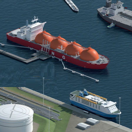 Sistema de enlace seguro buque/muelle (GNL) - iMSL - Mampaey Offshore Industries