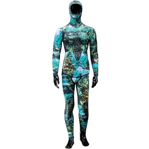 Traje húmedo para pesca submarina - SEA WALKER - SALVIMAR s.r.l. - con capucha / de dos piezas / 3.5 mm