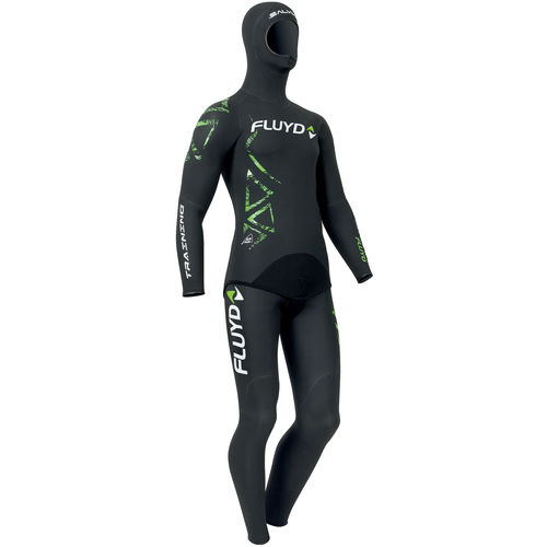 Traje húmedo para apnea - TRAINING - SALVIMAR s.r.l. - con capucha / de dos piezas / 2.5 mm