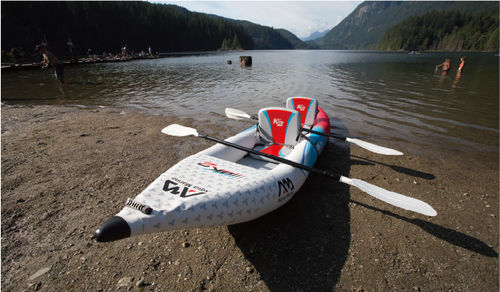 Kayak sit-on-top - BETTA VT K2 - aquamarina - hinchable / de travesía / de mar