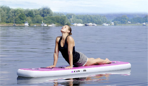 Tabla de SUP hinchable - Flow - aquamarina - allround / para yoga / para adulto