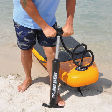Inflador a pistón - JOMBO - aquamarina - de mano