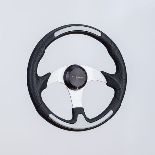 Volante para barco de motor barnizado con poliuretano - SW0091 sat/sil-carbon - Volantec OOD - de aluminio / racing / de diseño