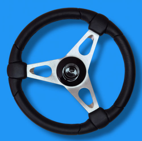 Volante para barco de motor de aluminio - SSS05 - Volantec OOD - negro