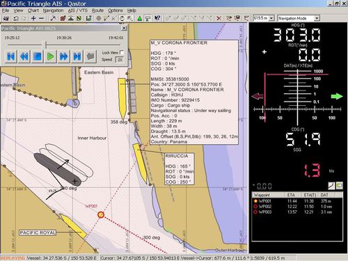 Software de navegación - Qastor - Navicom Dynamics - de análisis / de registro / AIS