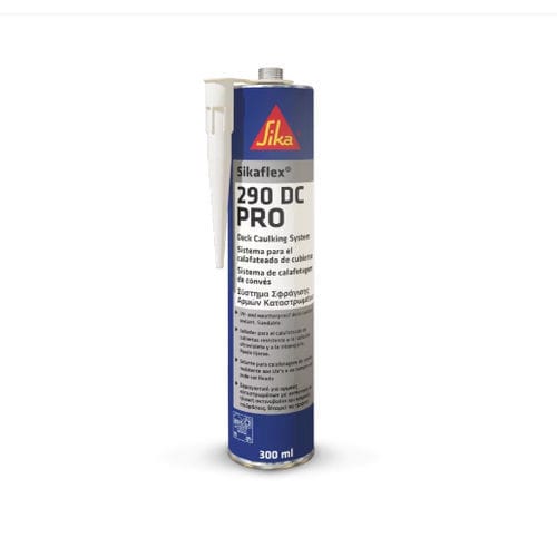 Masilla-cola monocomponente - Sikaflex®-290 DC PRO - Sika Nederland B.V. - de poliuretano / para cubierta de teca / para calfateo