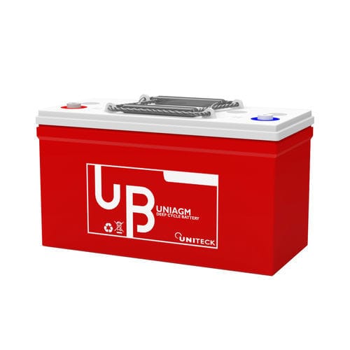Batería para barco - UNIAGM 80.12 - UNITECK - 12 V / AGM / estanca