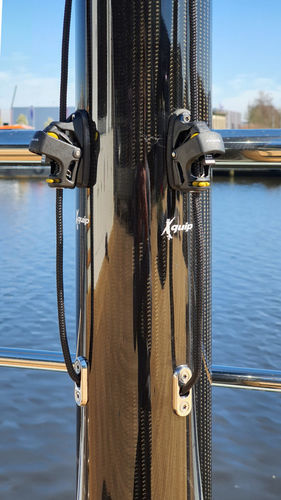 Mástil para toldo para yate - straight - X-Quip - de acero inoxidable / de carbono