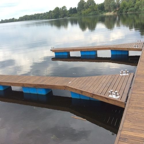 Finger de acero galvanizado - W740 - UHP - madera