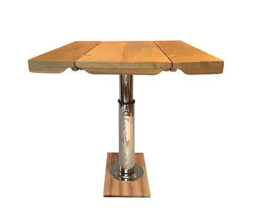 Mesa para barco - Ivy T - Mia Marin - plegable / ajustable / de teca
