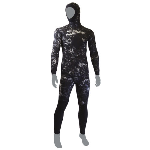 Traje húmedo para pesca submarina - Shadow camo - EPSEALON - de manga larga / con capucha / de dos piezas