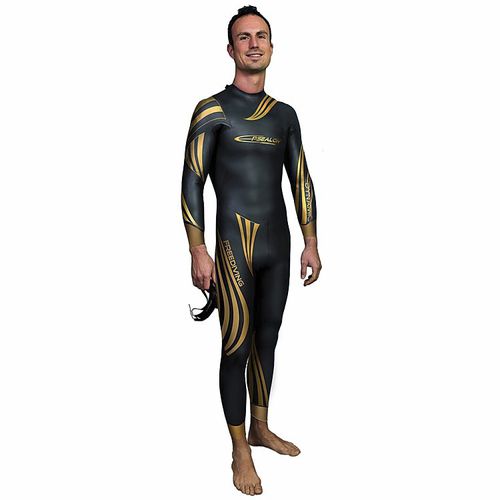 Traje húmedo para apnea - Dynamic  - EPSEALON - de manga larga / de una pieza / 2 mm