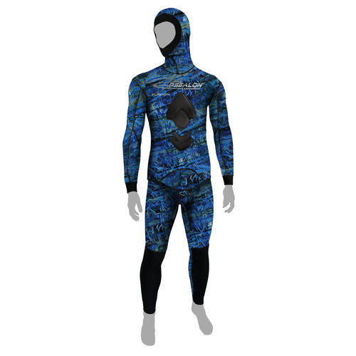 Traje húmedo - Blue Fusion - EPSEALON - para deportes náuticos / con capucha / de dos piezas