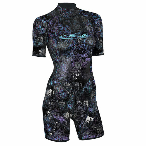 Traje húmedo para apnea - HC  - EPSEALON - de una pieza / shorty / de manga corta