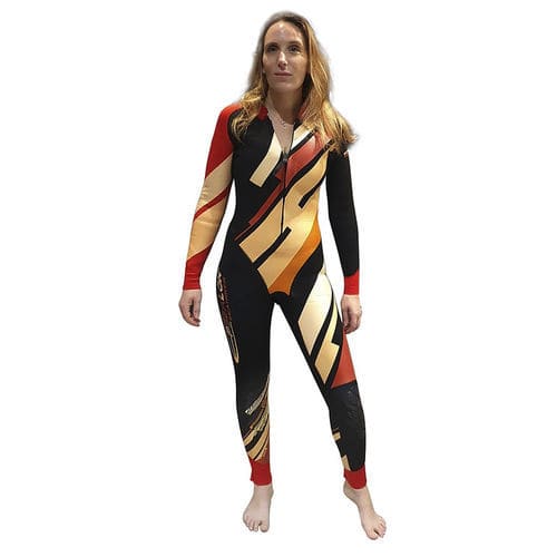 Traje húmedo para apnea - Seahiker - EPSEALON - de manga larga / de una pieza / body