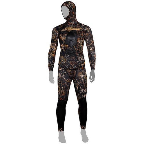 Traje húmedo para pesca submarina - Kombu - EPSEALON - con capucha / de una pieza / de manga larga