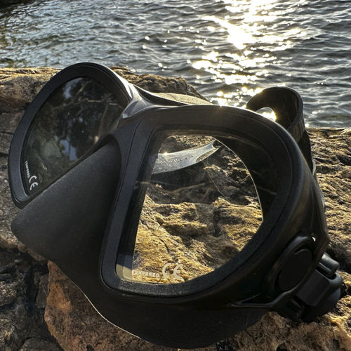 Gafas de buceo con dos cristales - Horus noir - EPSEALON - para buceo profesional