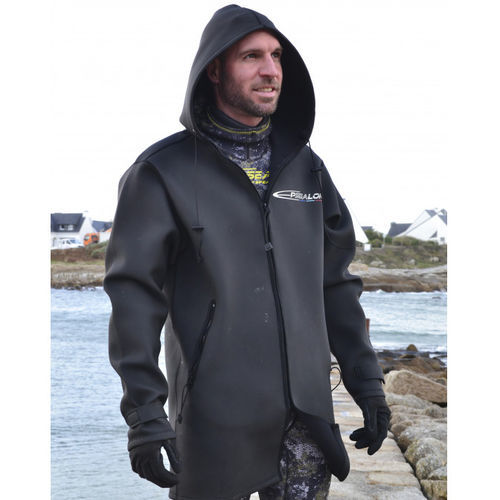 Chaqueta de buceo - SharkSkin - EPSEALON - térmica / de neopreno / con capucha