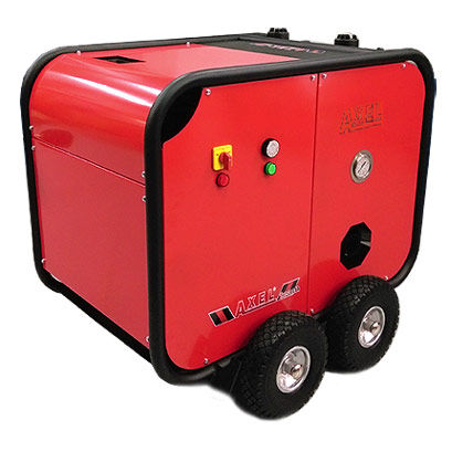 Limpiador de alta presión para astillero naval - EAZY 120-150 - Axelteam - móvil / de agua caliente / motor eléctrico