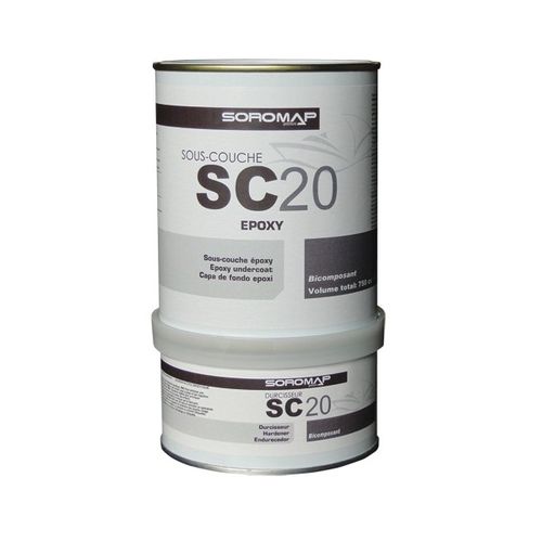 Capa de fondo para barco - SC20 - GROUPE SOROMAP - para acero / para aluminio / epoxi