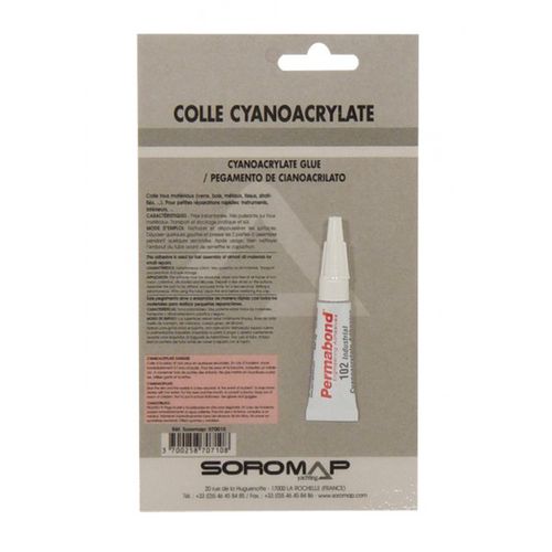Cola epoxi - CYANOACRYLATE  - GROUPE SOROMAP - monocomponente / multiusos