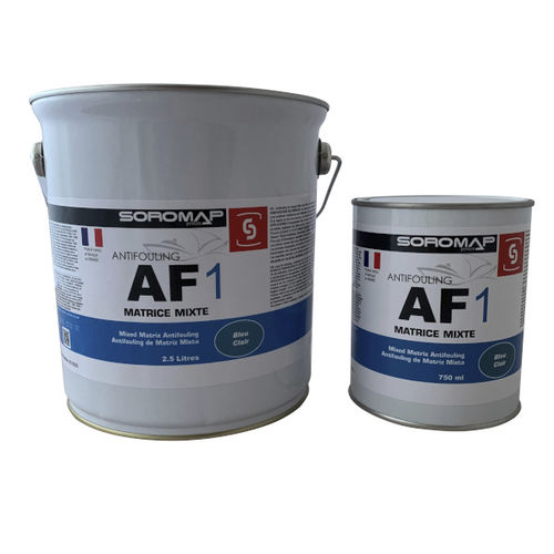 Antifouling para barco - AF1 - GROUPE SOROMAP - de matriz semidura / para madera / para acero