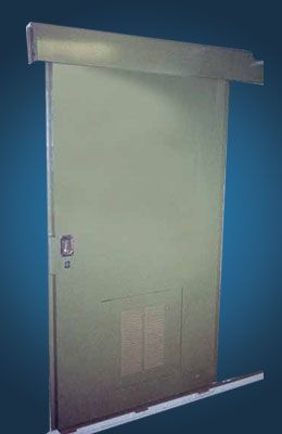Puerta para buque - MML Marine Ltd - corredera / doble / de aluminio