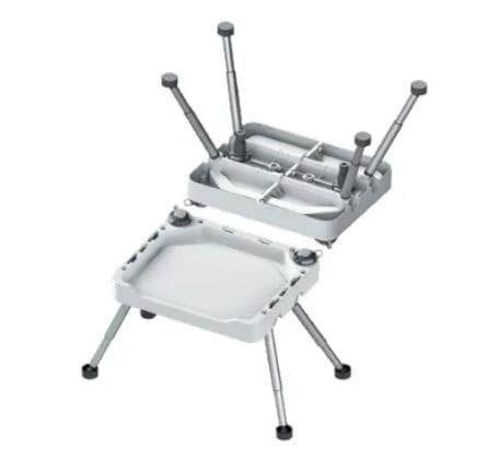 Mesa para embarcación neumática - Tm450-1 - BORIKA - amovible / de fibra de vidrio / de aluminio