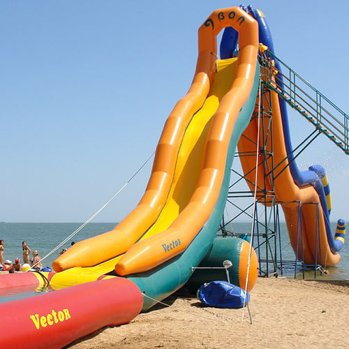 Juego acuático tobogán - Water complex - Vector Inflatables - para centro de ocio / inflable