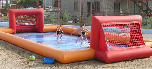 Juego acuático portería multideportes - Slippery - Vector Inflatables - para centro de ocio / inflable