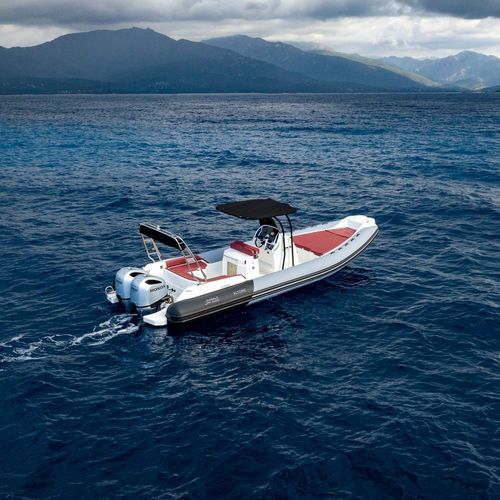 Embarcación neumática fueraborda - ALTORE E SOLE 900 - Fanale Marine - bimotor / semirrígida / open