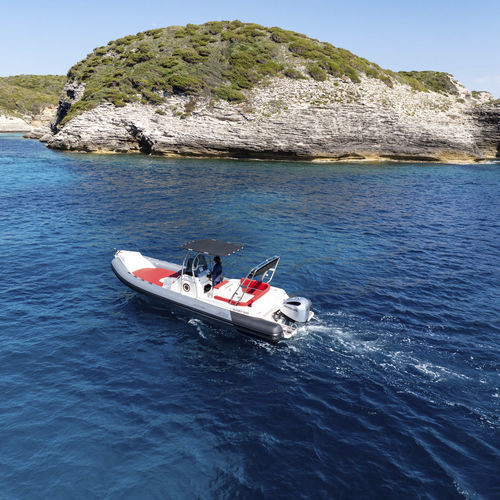 Embarcación neumática fueraborda - ALTAGNA 800 - Fanale Marine - semirrígida / open / con consola central
