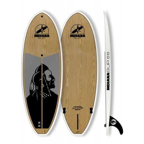 Tabla de SUP allround - 6'6 - Indiana Paddle & Surf - para niños / epoxi / madera