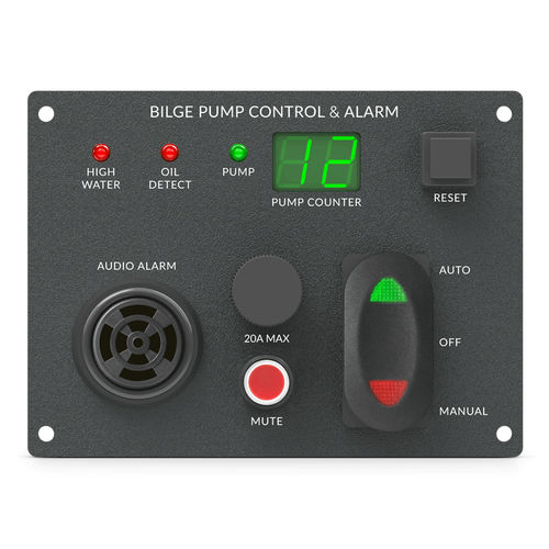 Panel de mando para barco - BG-CP - Blue Guard Innovations - para bomba / con alarma
