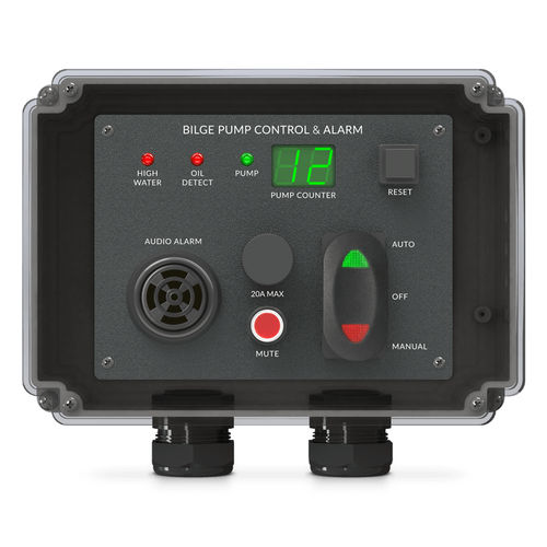 Panel de mando para barco - BG-CP-E - Blue Guard Innovations - para bomba / con alarma