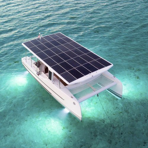 Barco profesional eléctrico - SoelCat 12 - SOEL YACHTS B.V. - barco turístico / catamarán / de composite